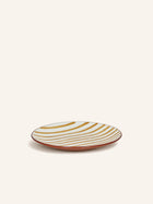 MYKONOS - dessertbord - porselein - DIA 20,3 x H 2 cm - geel