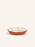 MYKONOS - diep bord - porselein - DIA 20 x H 3,5 cm - geel