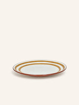 Geel – MYKONOS - piatto piano - porcellana - DIA 27 x H 2,5 cm - giallo