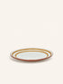 MYKONOS - dinerbord - porselein - DIA 27 x H 2,5 cm - geel