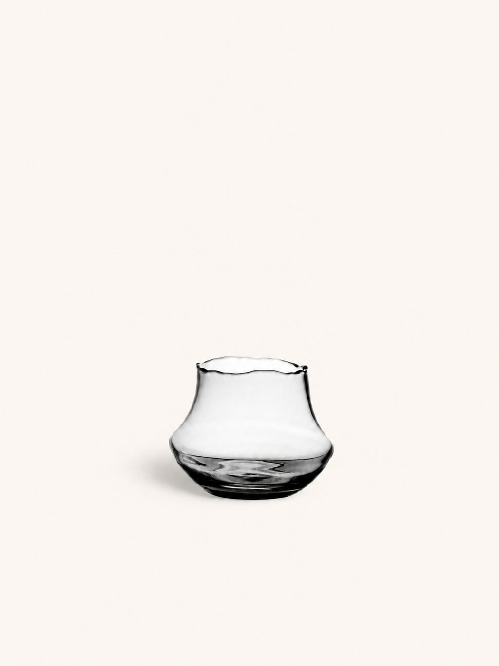 FAMIGLIA - Vaas - glas - DIA 15 x H 12 cm - transparant