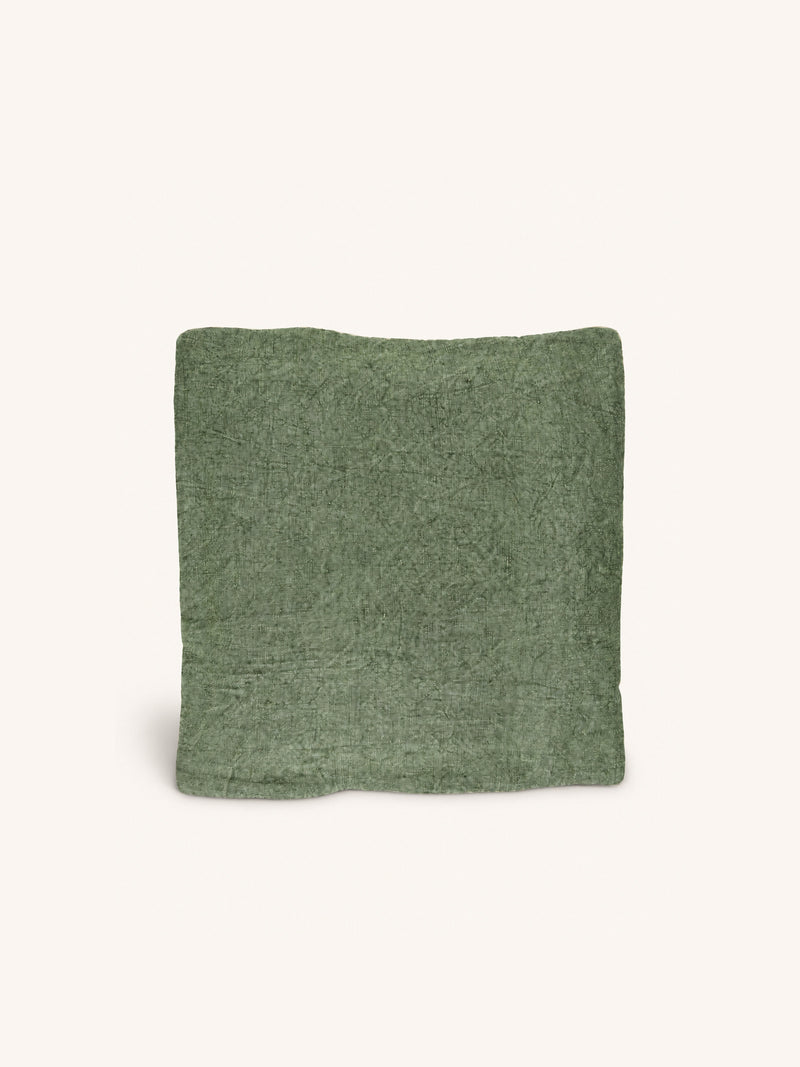 ALPHA OPPOSITES - cushion - linen - L 45 x W 45 cm - green