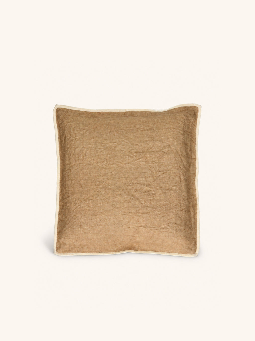 ALPHA OPPOSITES - cushion - linen - L 45 x W 45 cm - ochre