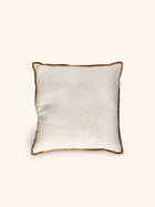 ALPHA OPPOSITES - kussen - linnen - L 45 x W 45 cm - camel