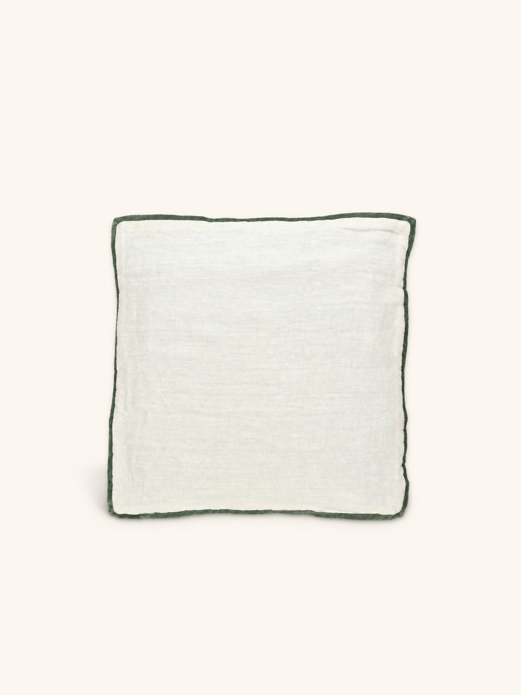 ALPHA OPPOSITES - cushion - linen - L 45 x W 45 cm - green