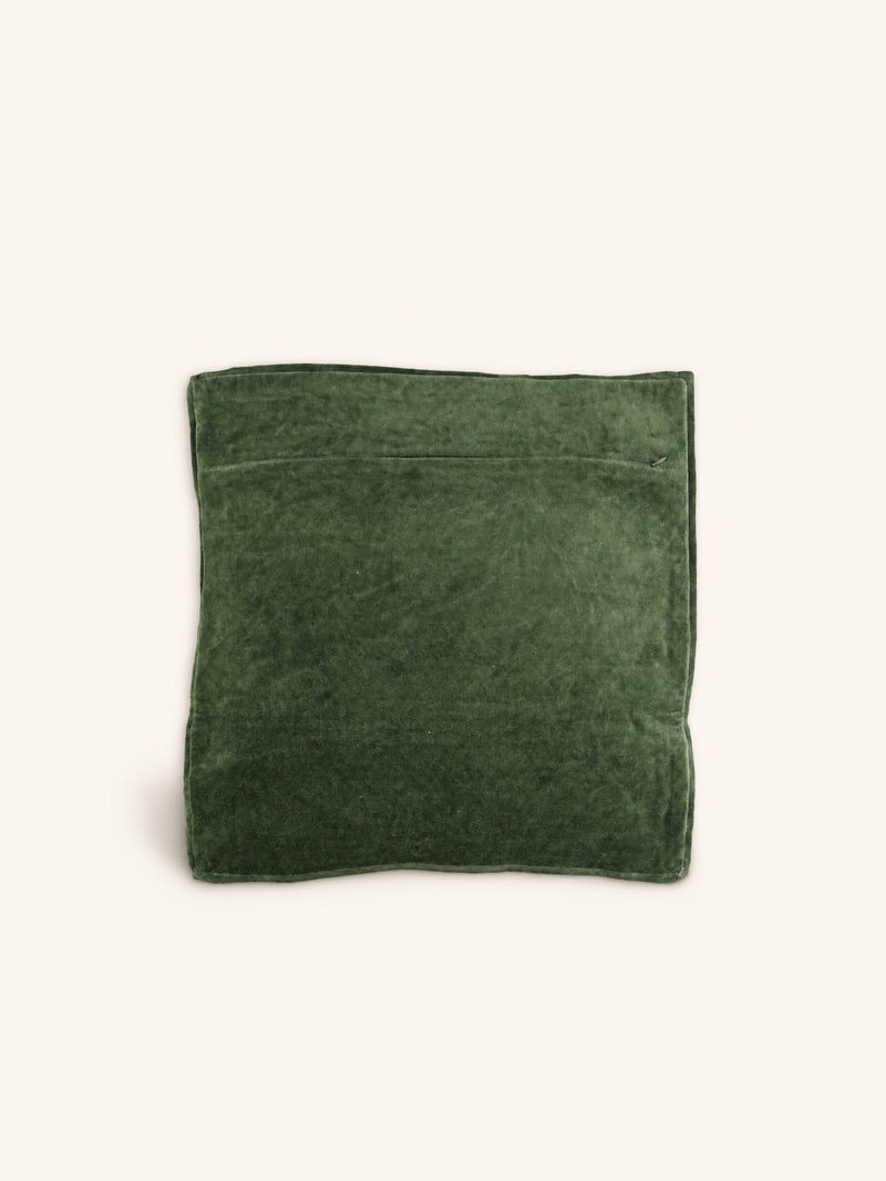 ALPHA OPPOSITES - cushion - linen - L 45 x W 45 cm - green