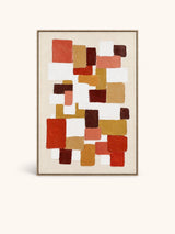 Mix – VICENZA - Wanddekoration - Leinen - L 100 x W 4 x H 140 cm - mehrfarbig