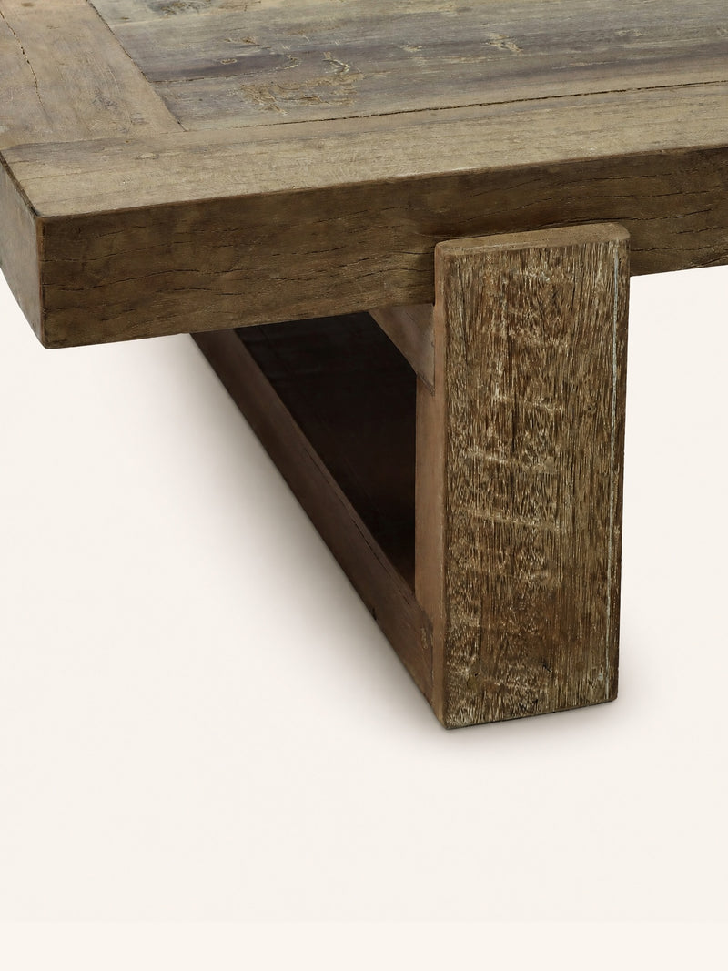ANDALUCIA - salontafel - teruggewonnen hout - L 80 x W 70 x H 30 cm - naturel