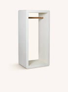 VERONA - shelving unit - lime plaster - L 60 x W 50 x H 120 cm - off-white