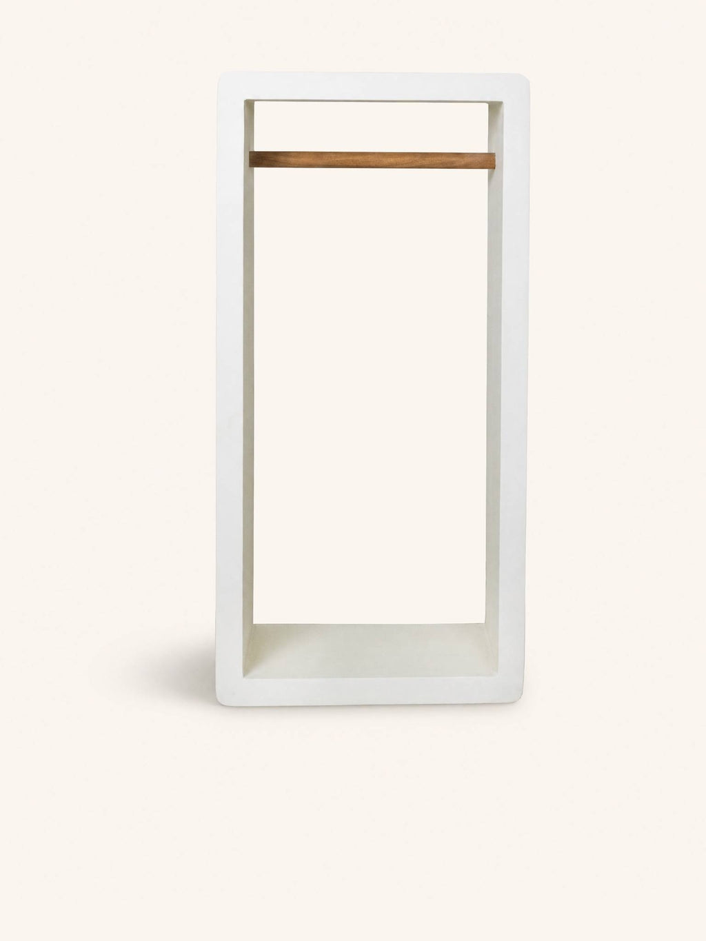 VERONA - shelving unit - lime plaster - L 60 x W 50 x H 120 cm - off-white