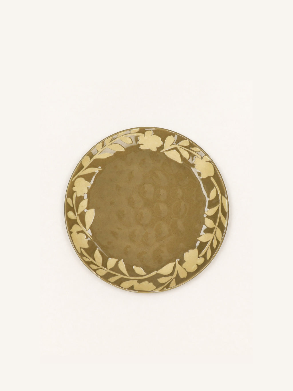ROMANCE - plato de postre - porcelana - DIA 20,3 x H 2 cm - comino