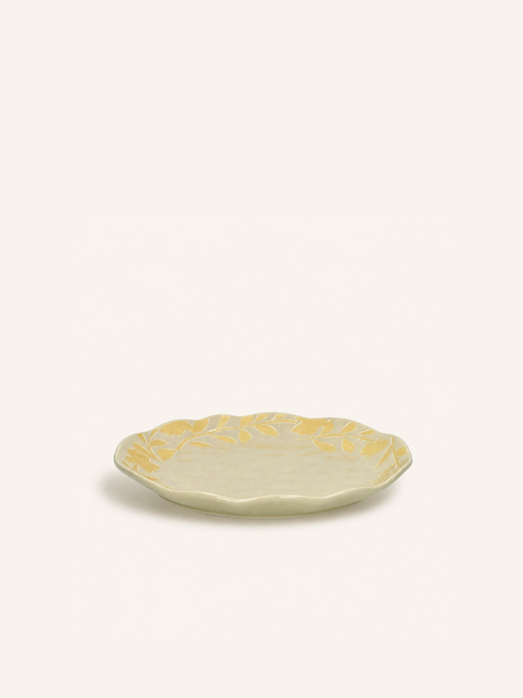 ROMANCE - dessertbord - porselein - DIA 20,3 x H 2 cm - latte