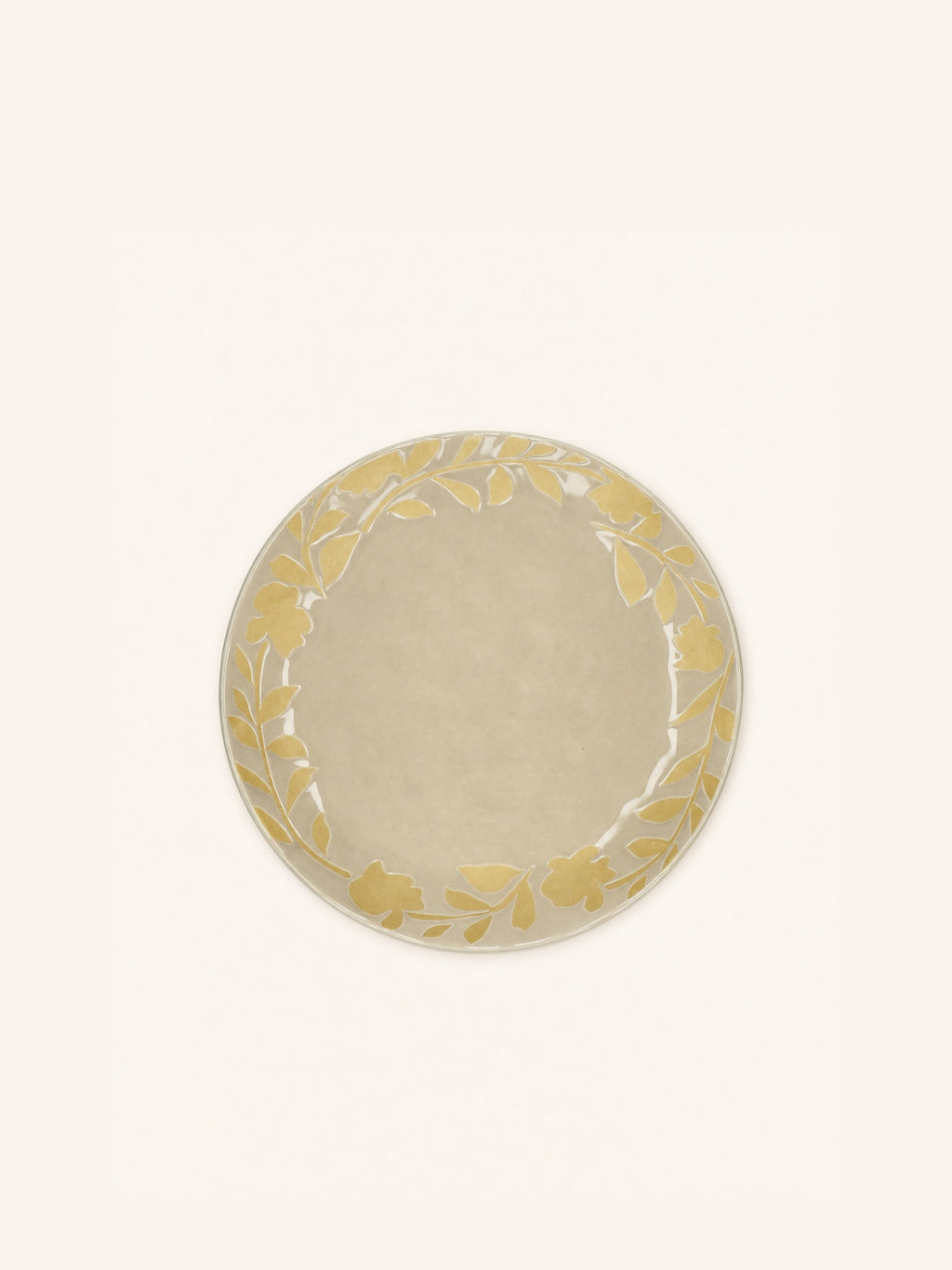 ROMANCE - dessertbord - porselein - DIA 20,3 x H 2 cm - latte