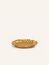 ROMANCE - dessertbord - porselein - DIA 20,3 x H 2 cm - safraan