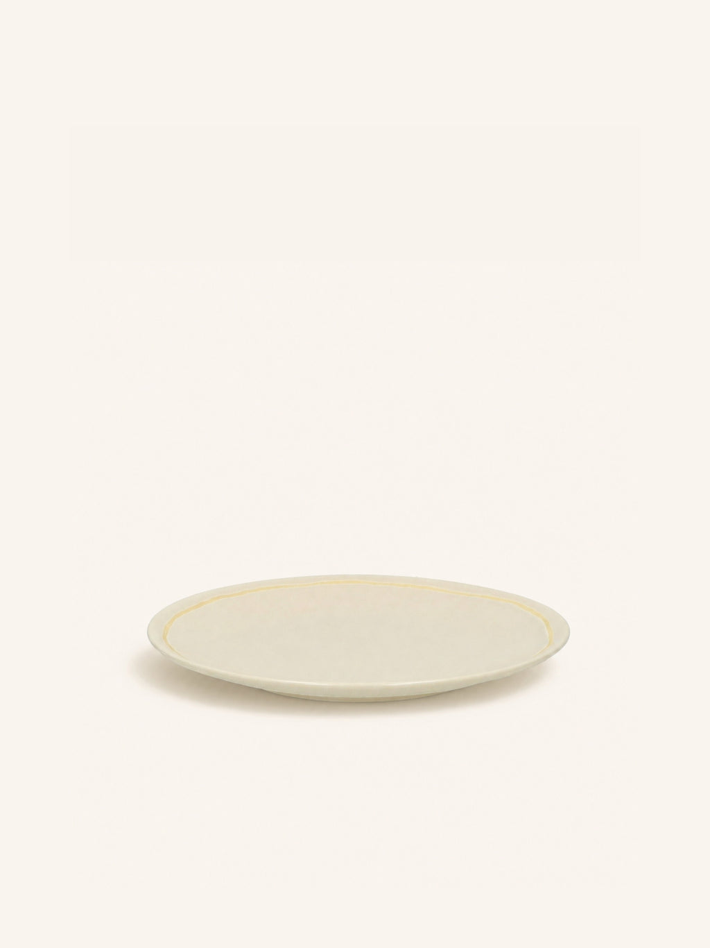 ROMANCE - dessertbord - porselein - DIA 22 x H 2,5 cm - latte