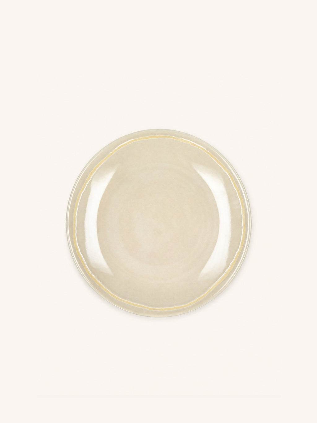 ROMANCE - dessertbord - porselein - DIA 22 x H 2,5 cm - latte