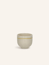 Beige – ROMANCE - Becher 12 CL - Porzellan - DIA 7 x H 6 cm - Latte