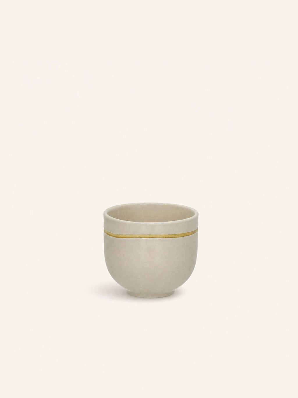 ROMANCE - Becher 12 CL - Porzellan - DIA 7 x H 6 cm - Latte