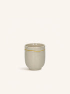 ROMANCE - Becher 20 CL - Porzellan - DIA 7 x H 8 cm - Latte