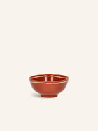 ROMANCE - soepkom - porselein - DIA 15 x H 7 cm - paprika