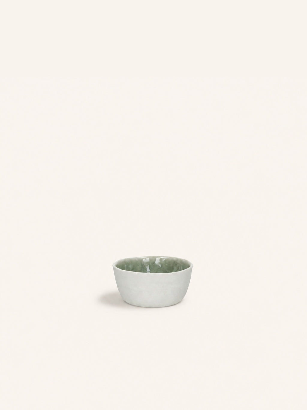 SPIRO - cuenco mini - porcelana - DIA 9 x H 4,2 cm - celadón