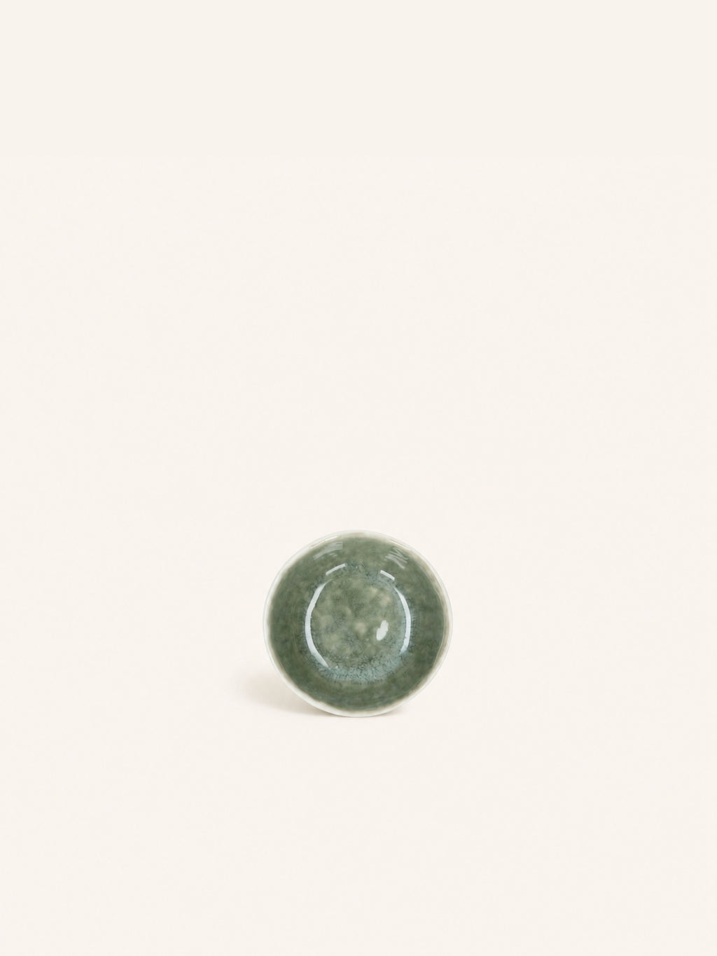 SPIRO - cuenco mini - porcelana - DIA 9 x H 4,2 cm - celadón
