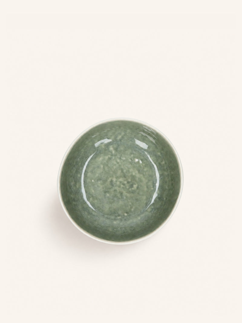 SPIRO - soepkom - porselein - DIA 16 x H 6 cm - celadon