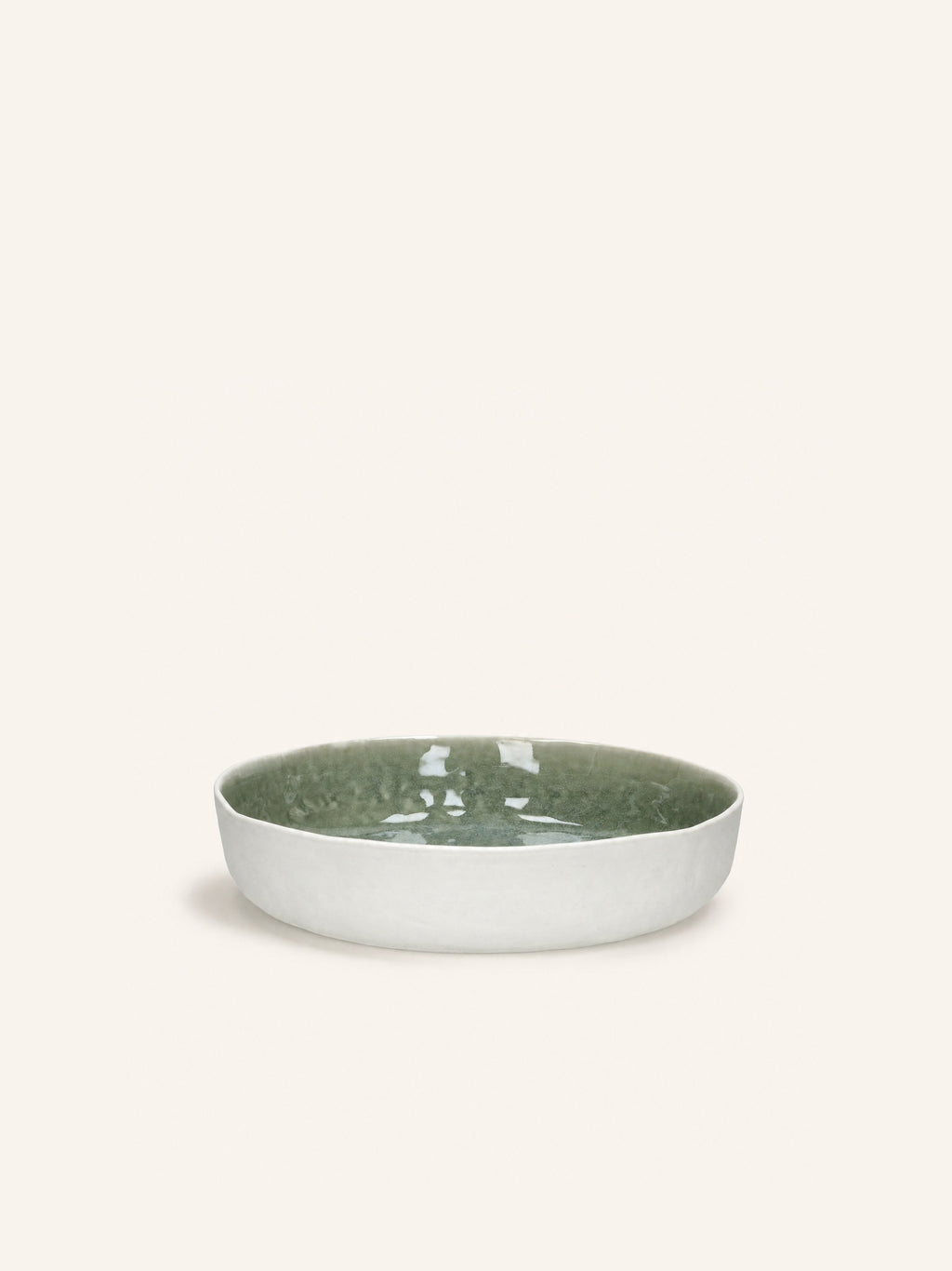SPIRO - tiefer Teller - Porzellan - DIA 24 x H 5,5 cm - Celadon