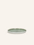 SPIRO - plato de postre - porcelana - DIA 21 cm x H 1,5 cm - celadón