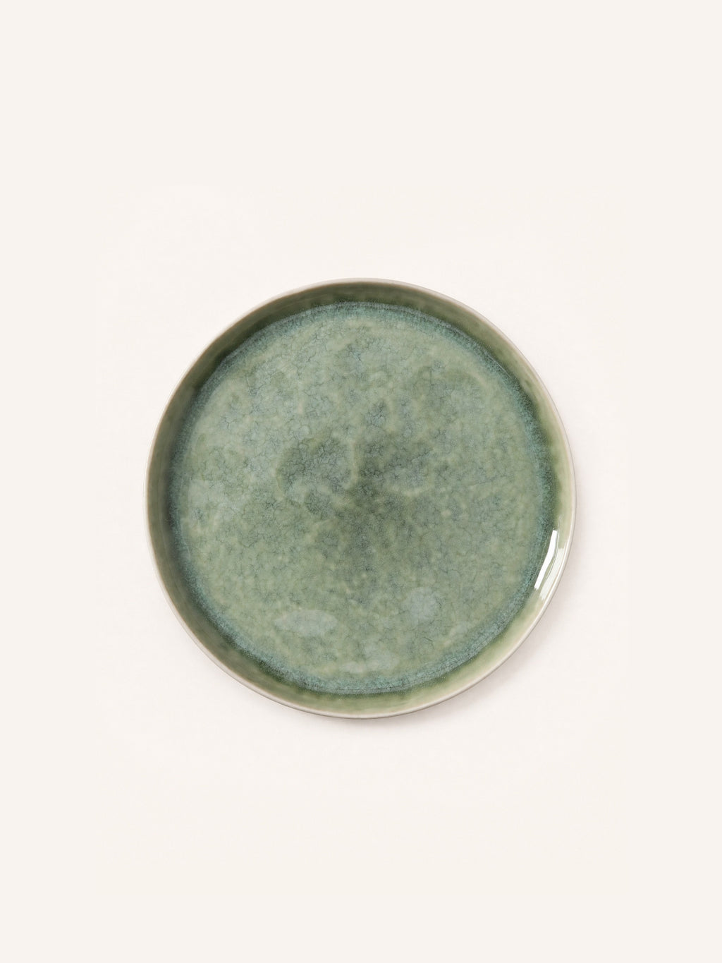 SPIRO - dessert plate - porcelain - DIA 21 cm x H 1,5 cm - celadon