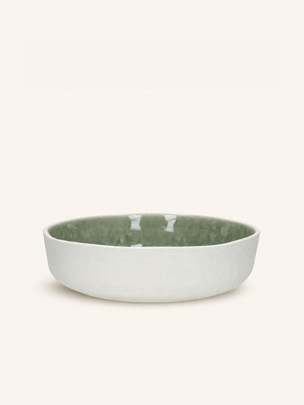 SPIRO - tiefer Teller - Porzellan - DIA 20,5 x H 5 cm - Celadon