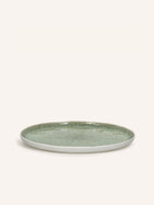 SPIRO - piatto piano - porcellana - DIA 27 cm x H 1,5 cm - celadon