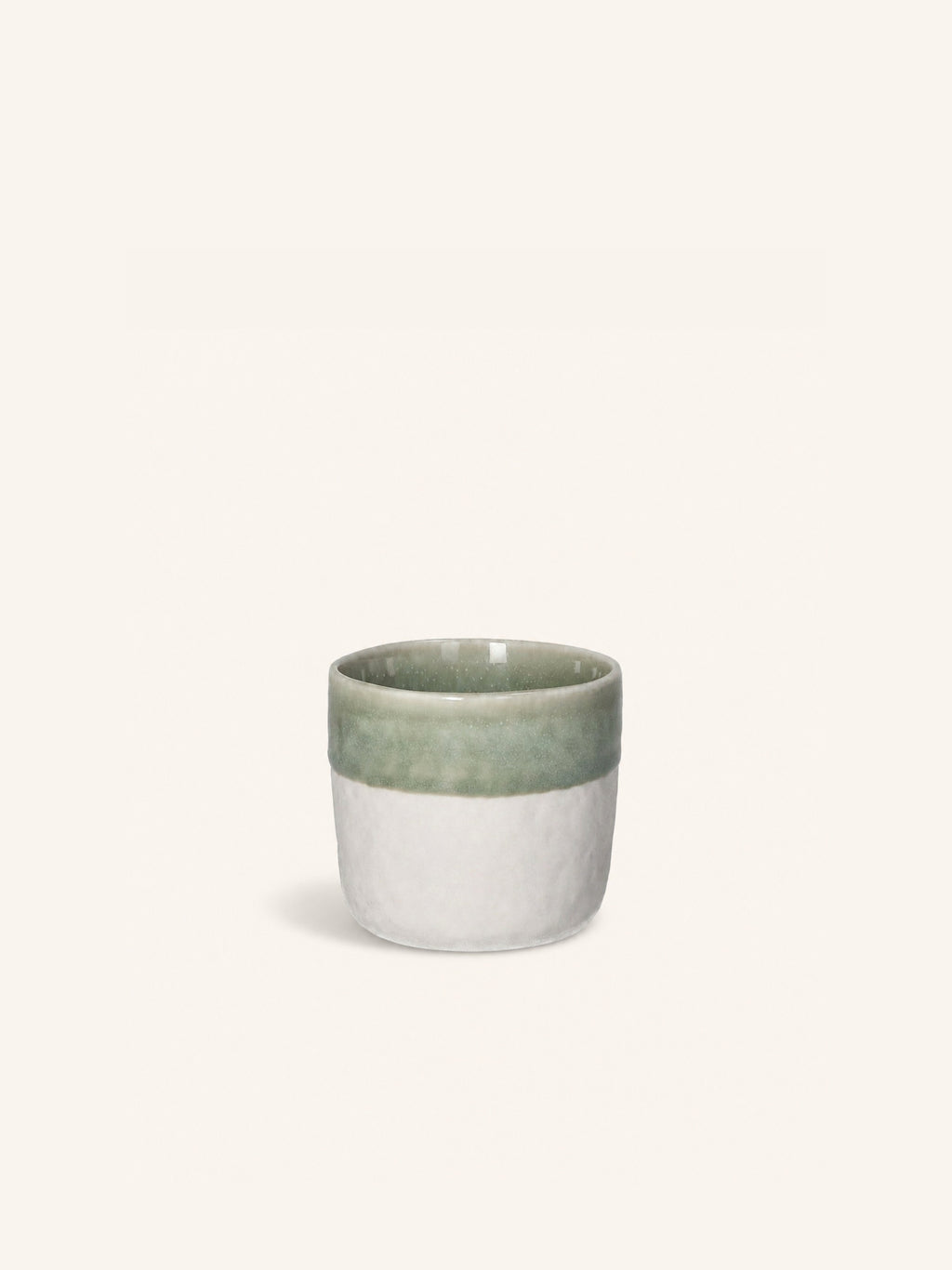 SPIRO - tasse 16 CL - porcelaine - DIA 7 x H 6,5 cm - céladon
