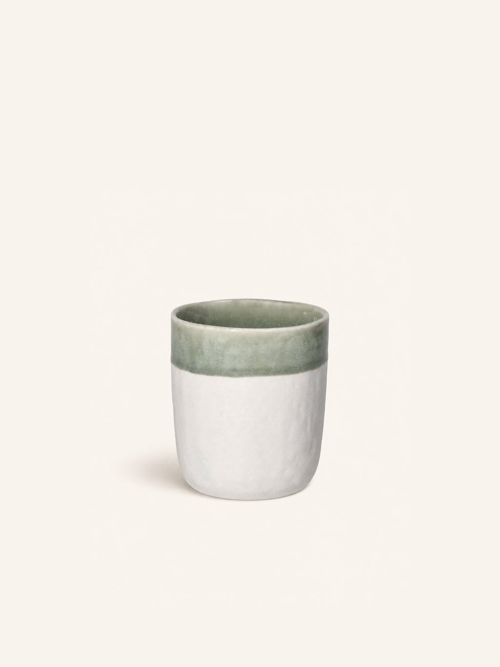 SPIRO - cup 31 CL - porcelain - DIA 8 x H 9 cm - celadon