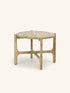 CABANE - mesa auxiliar - madera de mango - DIA 55 x H 40 cm - natural