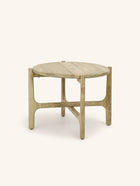 CABANE - mesa auxiliar - madera de mango - DIA 55 x H 40 cm - natural