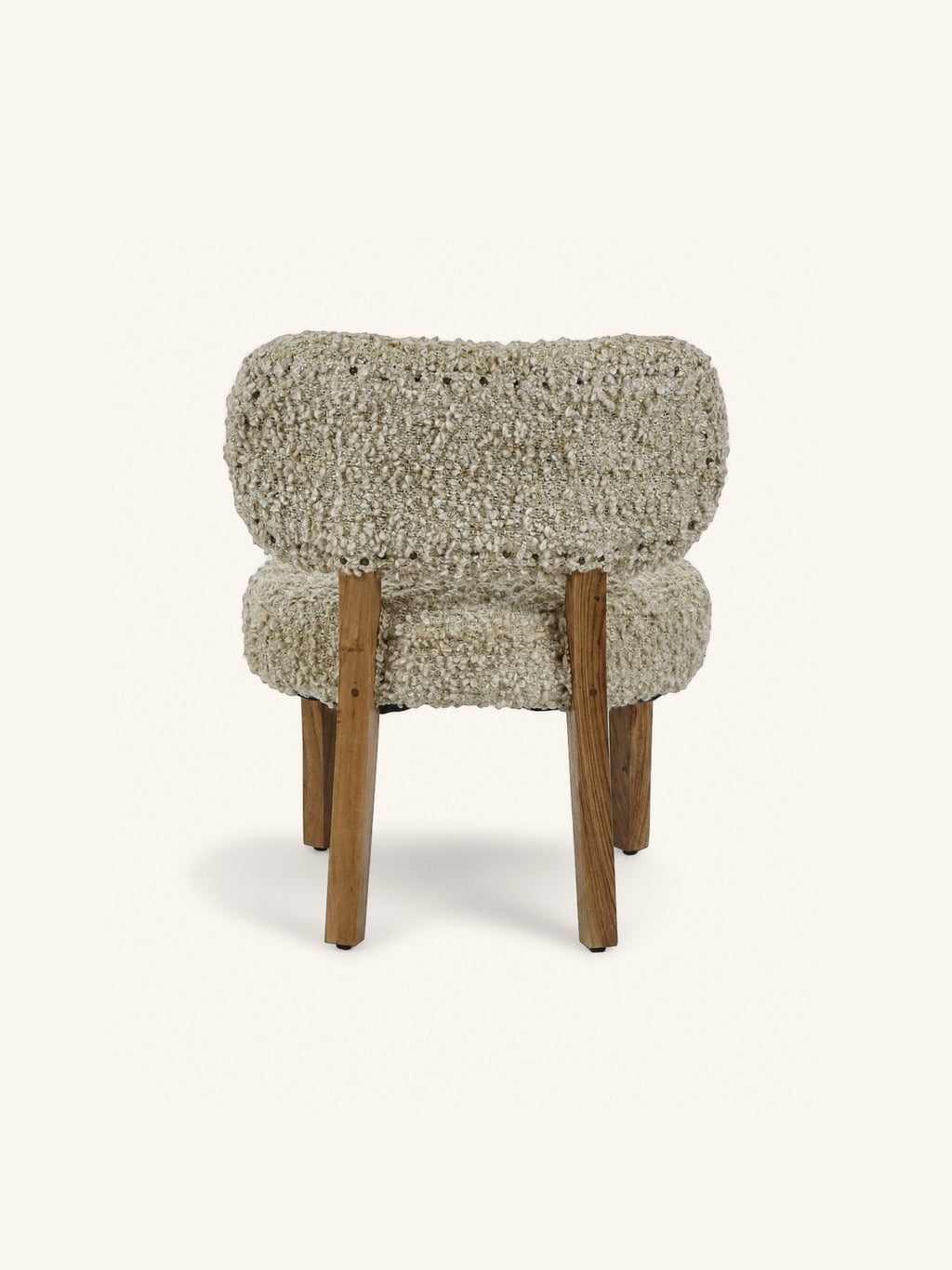 BRINDISI - loungestoel - acacia hout - L 57,5 x W 62,5 x H 70 cm - beige