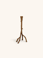 TWIGGY - bougeoir - aluminium - L 16,5 x W 12,5 x H 38 cm - rouille