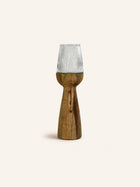 ARBRE - lantern/vase - mango wood - DIA 22 x H 72 cm - natural