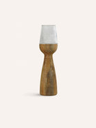ARBRE - lantern/vase - mango wood - DIA 22 x H 82 cm - natural