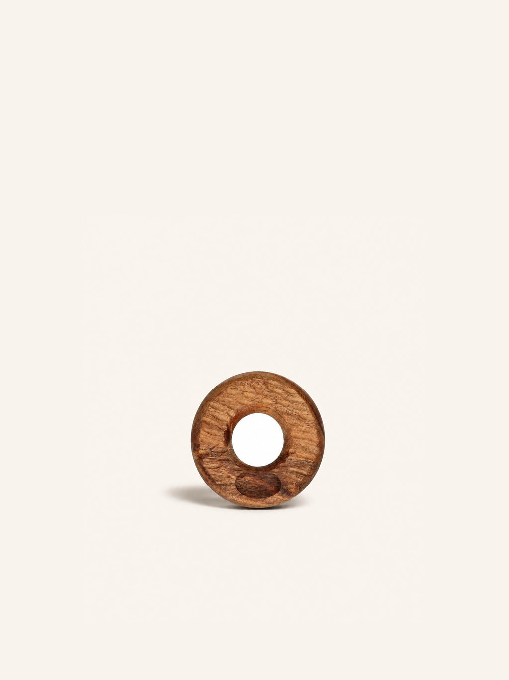 HOMMAGE - Eierbecher - Akazienholz - DIA 10 x H 2,5 cm - Walnuss