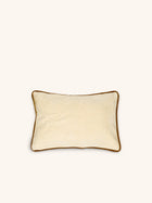 PIONI - Kissen - Baumwolle - L 50 x W 30 cm - Elfenbein