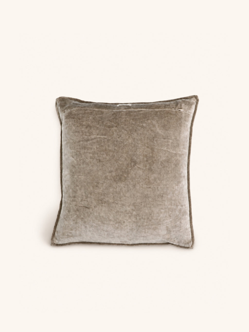 ALPHA OPPOSITES - kussen - linnen - L 45 x W 45 cm - koffie