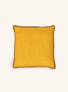 ALPHA OPPOSITES - cushion - linen - L 45 x W 45 cm - yellow