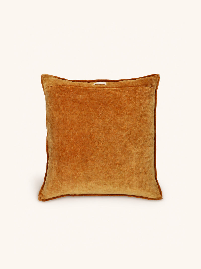 ALPHA OPPOSITES - cushion - linen - L 45 x W 45 cm - yellow