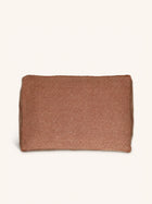 ALPHA BORDERS - coussin - lin - L 60 x W 40 cm - cannelle
