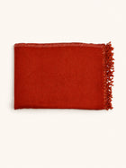 MERINO - throw - merino wool - L 220 x W 150 cm - paprika