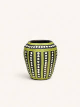 Mix – LAURIEN - vase - terre cuite - DIA 19 x H 20 cm - mélange de couleurs