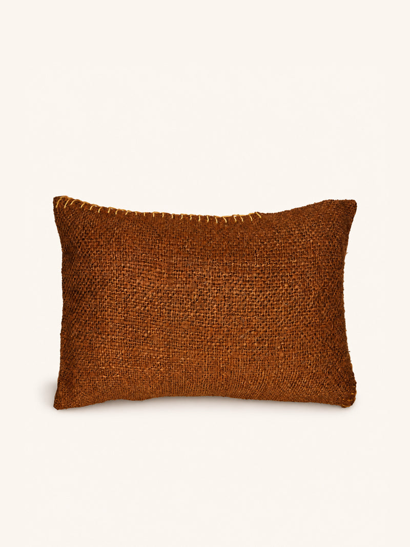 AYALA - kussen - katoen - L 60 x W 40 cm - kaneel