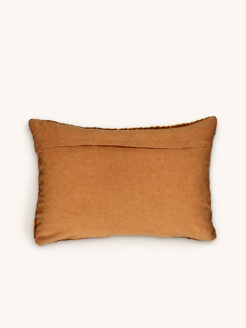 AYALA - kussen - katoen - L 60 x W 40 cm - kaneel